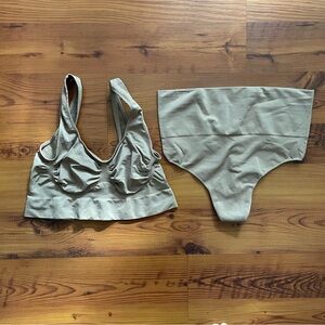 YITTY Nearly Naked Shaping Midi Bra & Shaping High Waist Thong